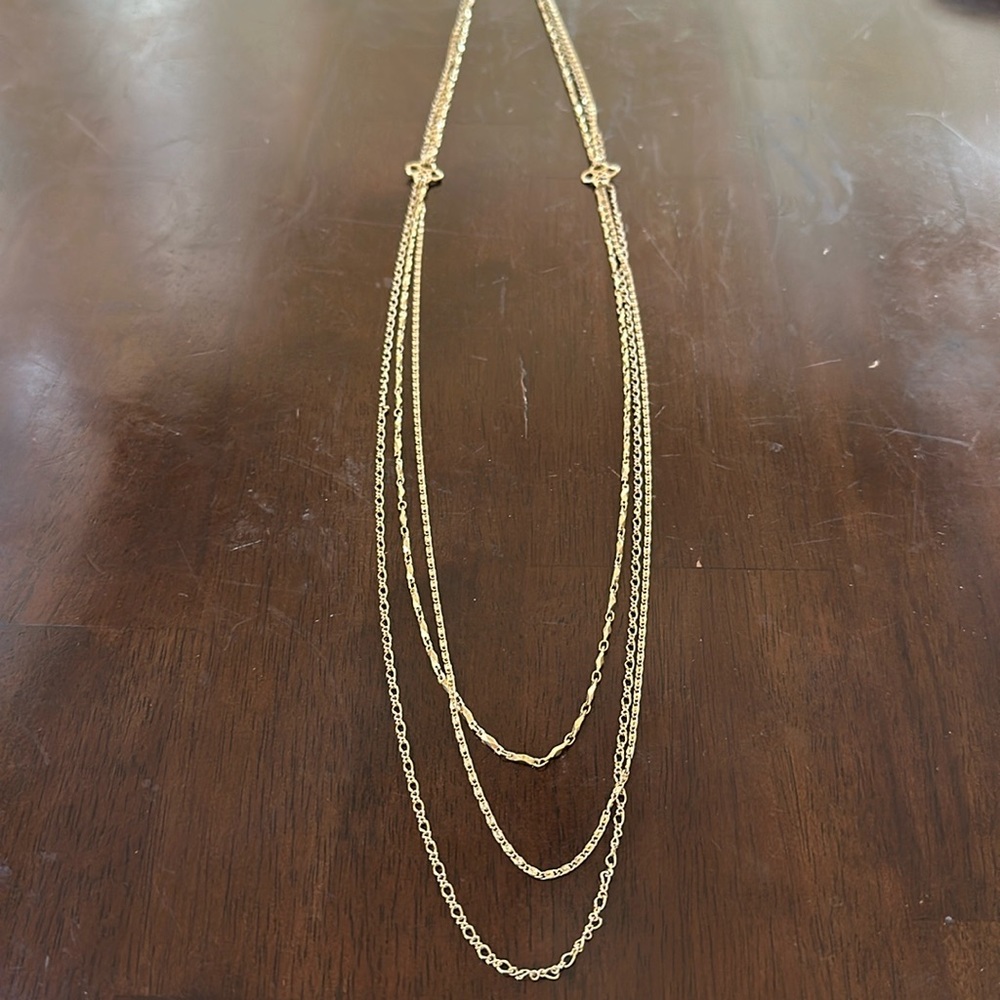 Long layering necklace